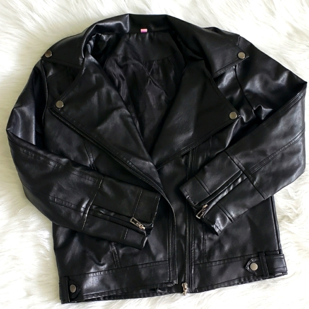 Faux Leather Jacket